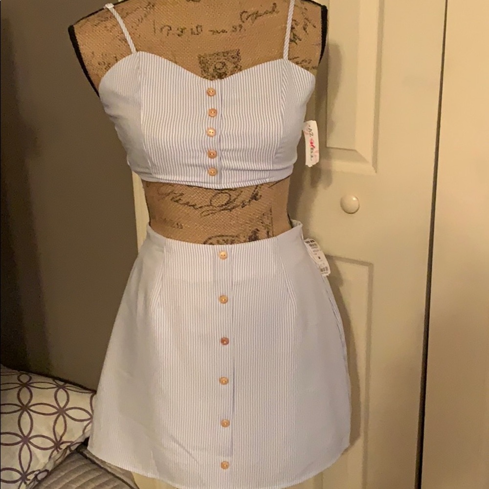 a skirt/ top set